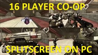 16 Player Co Op  Splitscreen Has Come To Halo MCC PC [upl. by Isdnyl]