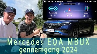 Mercedes EQA MBUX  gennemgang 2024 [upl. by Meli507]