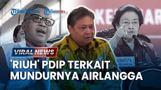 🔴Respons Hasto hingga Megawati soal Gonjangganjing Mundurnya Airlangga Hartarto dari Ketum Golkar [upl. by Arocat]