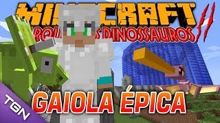 🎮 Minecraft Parque dos Dinossauros  Temp 2  Ep 3  GAIOLA ÉPICA [upl. by Simdars]