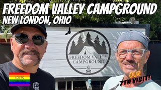 FREEDOM VALLEY CAMPGROUND  NEW LONDON OHIO  GAY CAMPGROUD [upl. by Mercer]