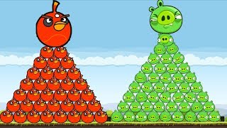 Angry Birds  THUNDER BIRDS BLAST 9999 BAD PIGGIES INSIDE GOLDEN EGG [upl. by Giselle]