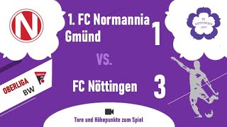 Oberliga BadenWürttemberg 1 FC Normannia Gmünd  FCN 0  2 13 [upl. by Iaj]