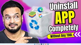 How to Completely Remove Apps and Programs on Windows⚡Without Any TOOL [upl. by Naloc438]