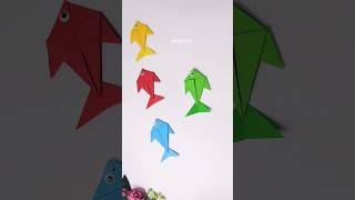 Paper Fish Folding paperfish paperfishmaking diypaperfish origamifish howtomakepaperfish [upl. by Odracir]