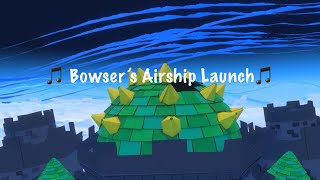 Paper Mario the Origami King 🎵 Bowser’s Airship Launch 🎵 [upl. by Htabmas990]