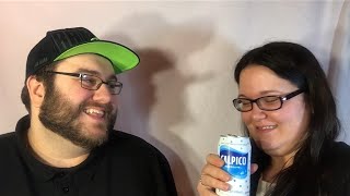 American Tries A Japanese Yogurt Drink  Calpico Calpis Soda カルピス [upl. by Chamberlain]