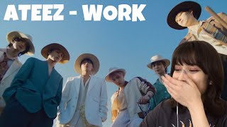 REACTION TO ATEEZ에이티즈  ATEEZ에이티즈  WORK Official MV  Kpop Tepki ENG SUB [upl. by Anavlys480]