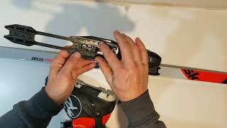 Rossignol Turnamic Binding Install Skate Skis How To [upl. by Devaj]