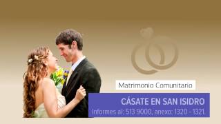 Invitación Matrimonio Civil Comunitario en San Isidro [upl. by Ydnim]