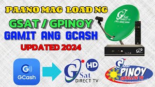 PAANO MAGLOAD NG GSATGPINOY GAMIT ANG GCASH  HOW TO LOAD GSAT USING GCASH  UPDATED 2024 [upl. by Ecar]