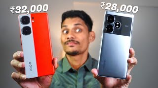 Realme GT 6T vs iQOO Neo 9 Pro  Realme beats iQOO 🏆📱 [upl. by Sivek]