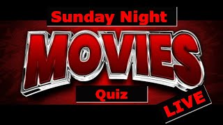 Sunday Night Movie Quiz Live Group A [upl. by Eiggam]