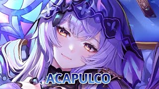 Nightcore  Acapulco  Lyrics Niklas Dee RushLow amp J R [upl. by Fife]