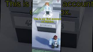 This is my first account on Roblox roblox [upl. by Sekoorb377]