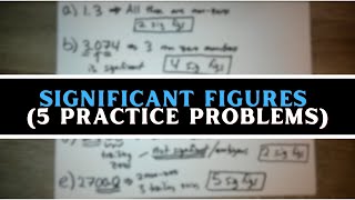 Introduction to Physics  Significant Figures 5 Practice Problems [upl. by Notlit]