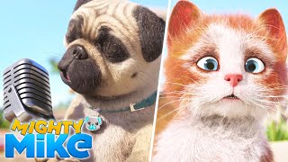 MIGHTY MIKE 🐶 Crooner Mike 🎙️ Episode 07  Full Episode  Cartoon Animation for Kids [upl. by Tallou]