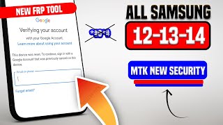 Finally🔥All New Security 2024  New FRP Tool  Samsung FRP Bypass Android 121314  without 0 [upl. by Evonne]