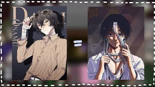 Bsd react to Dazai as Chrollo  bsd x hxh  No part 2  Soukoku  Fyozai [upl. by Aleik]