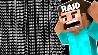 RAID GONE VERY WRONG Minecraft part 5 [upl. by Gerrit]