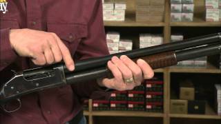 The Winchester Model 1897 Riot Pump Action Shotgun  Gun History  MidwayUSA [upl. by Nivrag]