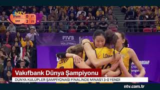 Vakıfbank 3 kez Dünya Şampiyonu oldu [upl. by Nuawad]