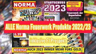 ALLE NORMA Feuerwerk Produkte 202223 inklusive F1 Prospekt [upl. by Faun]