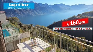 DIRETTA ANTEPRIMA DAL LAGO DISEO Bilocale con piscina con incredibile vista Lago a Fonteno Bg [upl. by Aniluap]