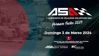 PRIMERA FECHA CAMPEONATO DE VELOCIDAD ASA SAN ANTONIO 2024 [upl. by Nolek569]