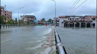 Loikaw flooding right now Karenni state capital city [upl. by Norrabal185]