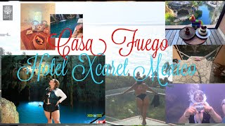 HOTEL XCARET MEXICO VLOG XENSES XPLOR XCARET XENOTES CASA FUEGO [upl. by Charlena170]