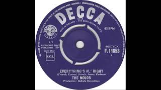 UK New Entry 1964 67 The Mojos  Everythings Al Right [upl. by Elsey]