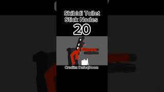 Skibidi Toilet Stick Nodes 20 shorts [upl. by Scharf]