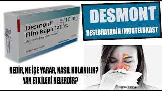 DESMONT Tablet Nedir Niçin Kullanılır Nasıl Kullanılır Yan Etkileri Nelerdir sağlık ilaç [upl. by Eleumas838]