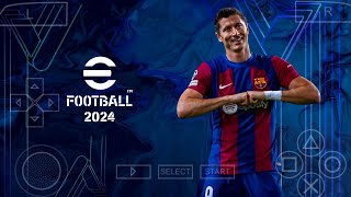 PES 2024 MOBILE PPSSPP 100 ATUALIZADO OFFLINE MEDIAFIRE ✅ MOD EFOOTBALL PES 24 [upl. by Whitehurst]