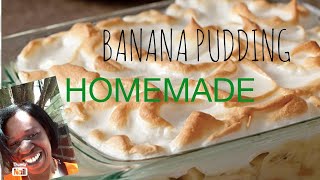 Homemade Banana Pudding [upl. by Ateuqirne667]