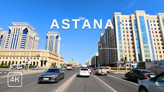 Astana Kazakhstan  A tour of the Capital  4K UHD [upl. by Enelra]