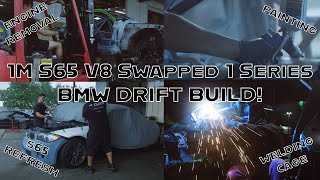 1M S65 V8 Swapped 1 Series BMW DRIFT BUILD  German Auto Sport [upl. by Alia395]