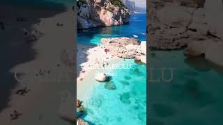 The best beach in Europe and 2nd best in the world  Cala Mariolu Baunei traveltips travelvlog [upl. by Metzgar]