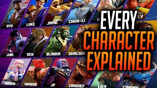 Street Fighter 6 All Characters Explained Playstyle Weaknesses amp Difficulty [upl. by Pytlik505]