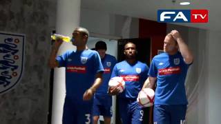 The Official England Youtube Channel  England 4 Bulgaria 0  Tunnel Cam  3rd of September 2010 [upl. by Penney]