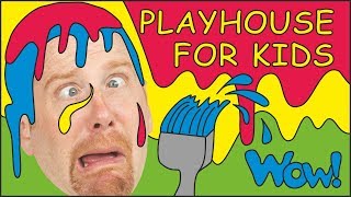 Playhouse for Kids  MORE English Stories for Children from Steve and Maggie  Learn Wow English TV [upl. by Sephira]