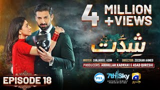 Shiddat Episode 18 Eng Sub Muneeb Butt  Anmol Baloch  Digitally Presented by PEL  8th Apr 2024 [upl. by Gennifer]