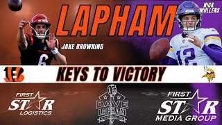 Dave Lapham In The Trenches  Keys To Cincinnati Bengals Victory Over The Minnesota Vikings [upl. by Armitage]