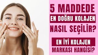 EN İYİ KOLAJEN MARKASI  5 Maddede En Doğru Kolajen Nasıl Seçilir En İyi Kolajen Markası Hangisi [upl. by Brewster]