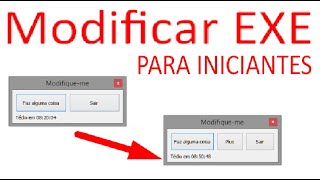 MODIFICANDO EXE COM x64dbg NOVO BOTÃO COM FUNÇÃO [upl. by Eneleh469]