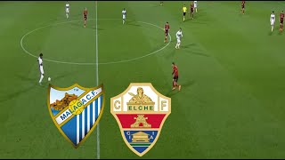 Málaga CF 03 Elche CF Resumen  La Liga 2  20242025 [upl. by Gorman]