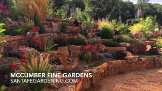 Xeriscaping in Santa Fe New Mexico  McCumber Fine Gardens [upl. by Bang565]