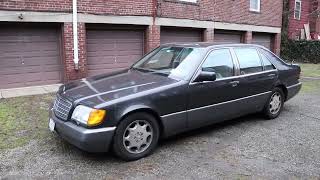 MercedesBenz W140 400SEL Part 1  quotWalk around and fuel filter shenanigansquot [upl. by Rockefeller]