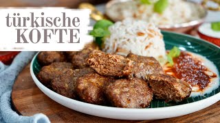 Die besten Köfte der Welt  für Backofen Pfanne und Grill  türkische Frikadellen [upl. by Buna]